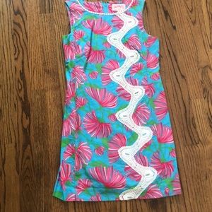 Lilly Pulitzer Originals dress, lace trim, size 4